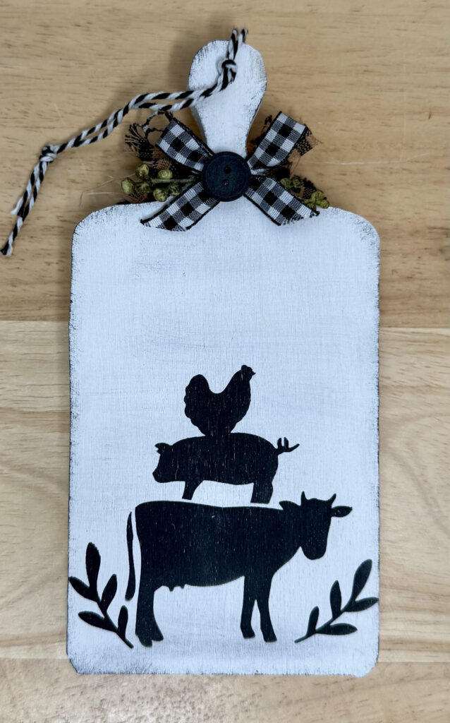 decorative cutting board small