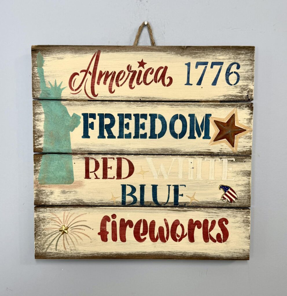 pallet sign 