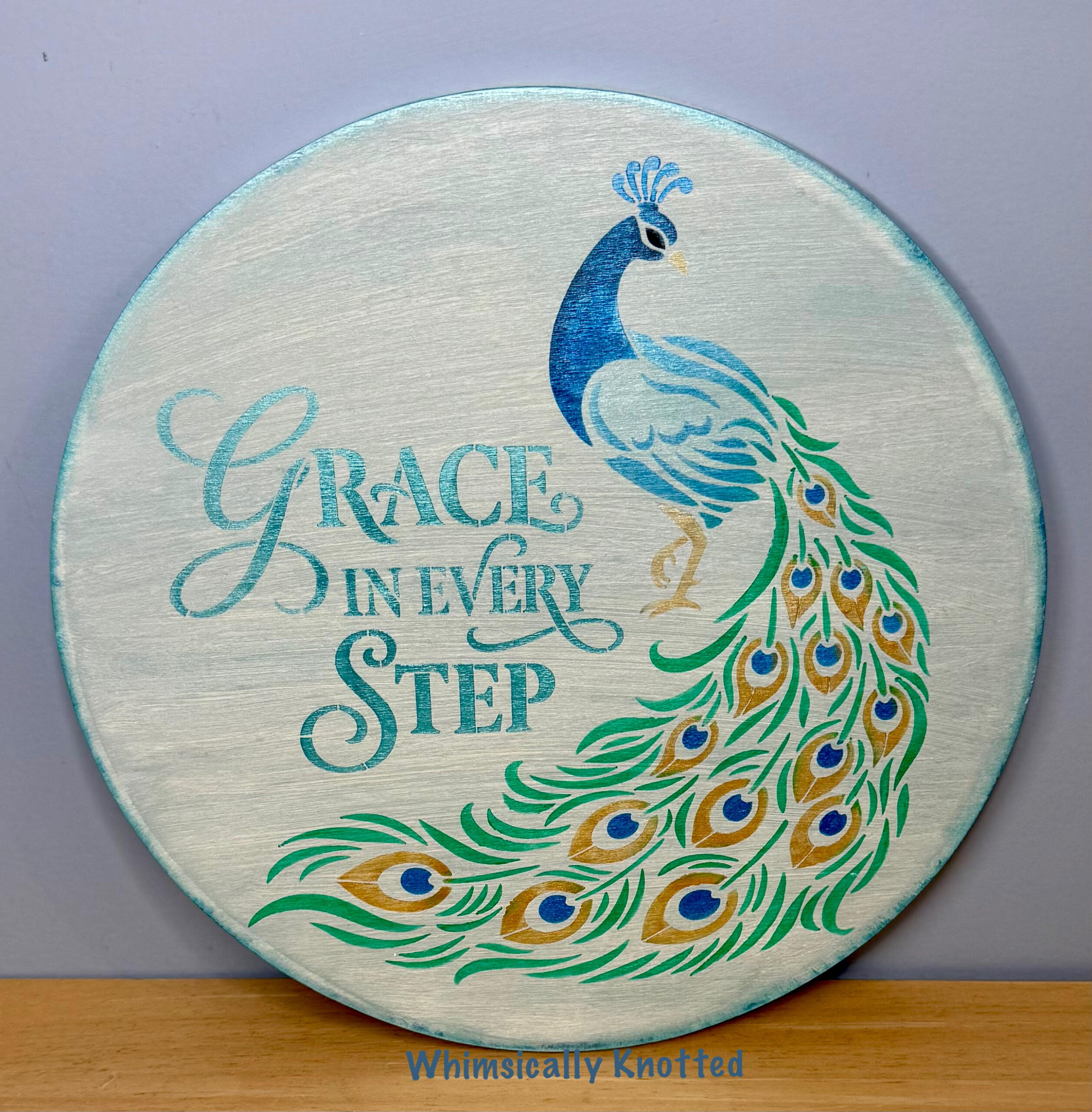 Grace In Every Step 13” Round Hanger